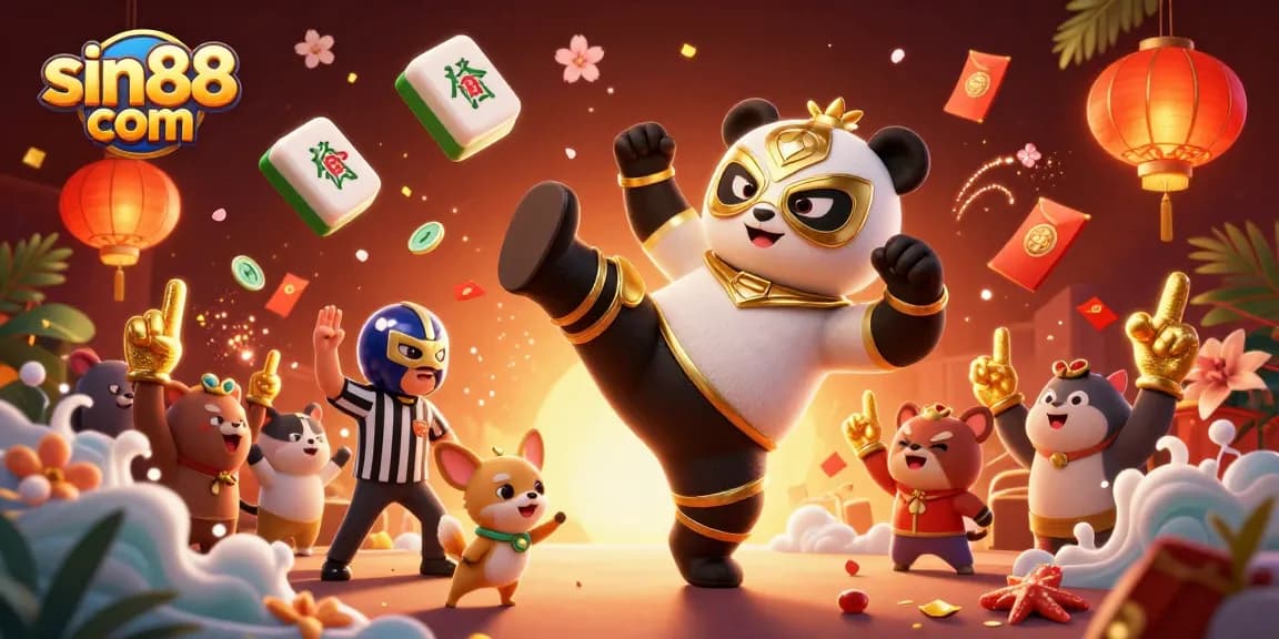 Experience thrilling wins at sin88 com with a lively 3D scene showcasing vibrant casino excitement.