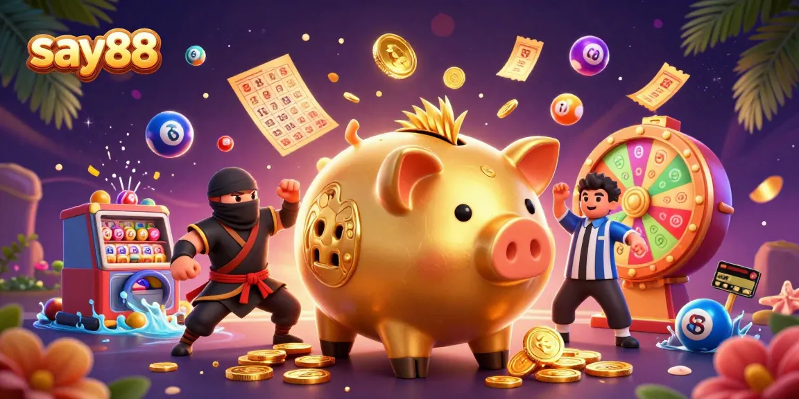 Experience exciting wins with say88 in a vibrant, dynamic casino scene full of action.