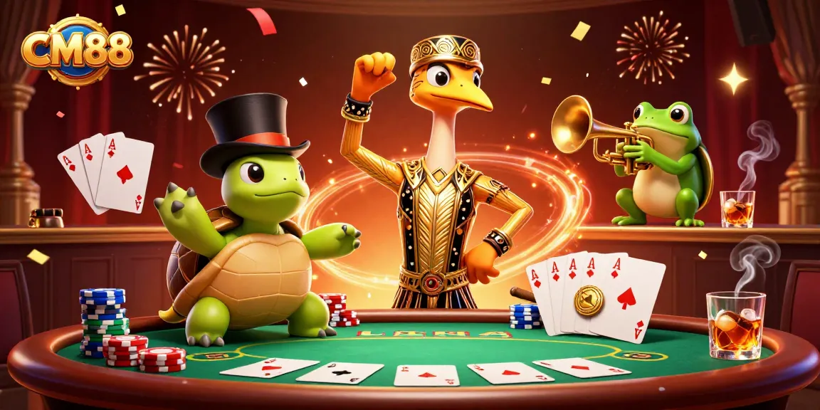 Experience dynamic gaming fun as CM88 players enjoy a vibrant casino scene.