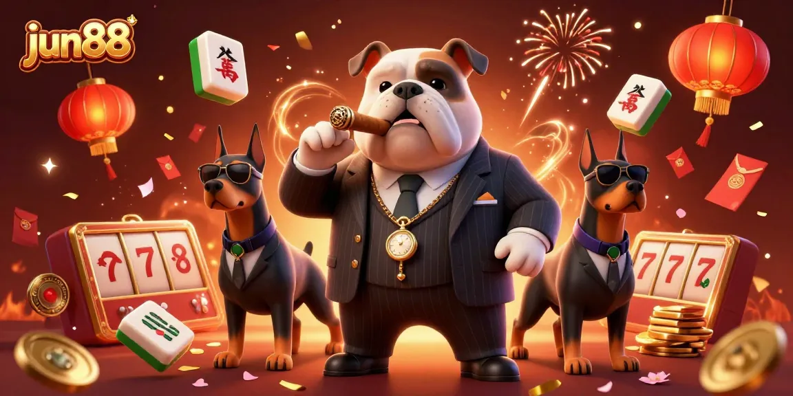 Join the excitement with jun88 in a vibrant casino scene featuring dynamic characters and rich gaming elements.