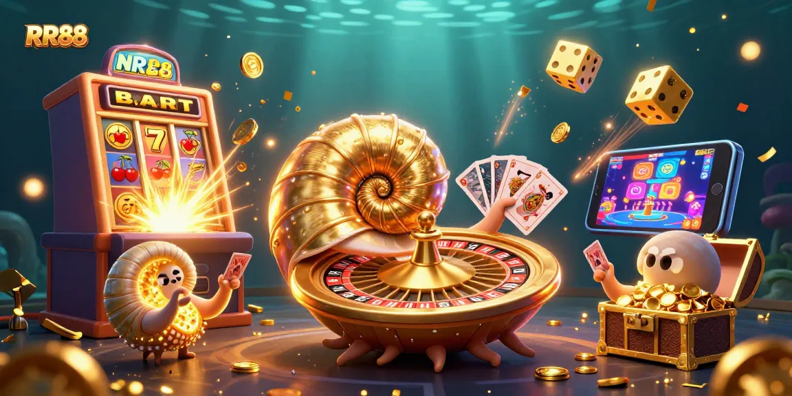 RR88 delivers an exciting casino experience with vibrant gameplay elements in a dynamic 3D scene.