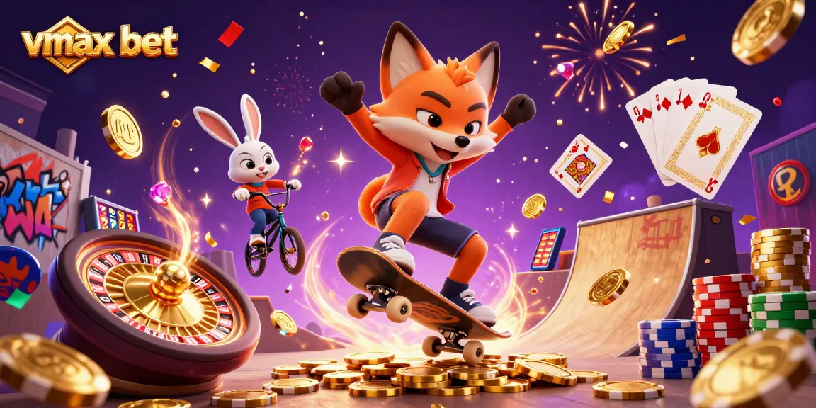 Experience thrilling casino action with vmax bet as a fox and rabbit showcase gaming excitement.