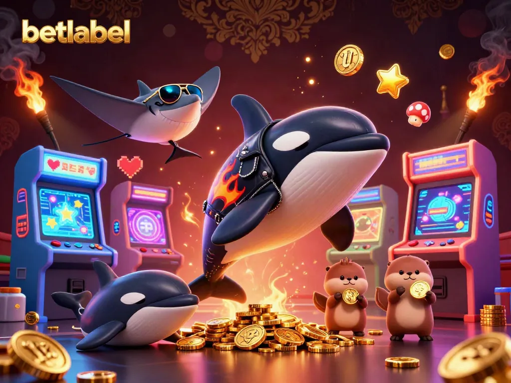 betlabel offers thrilling gaming adventures with orca, stingray, and otters collecting gold coins