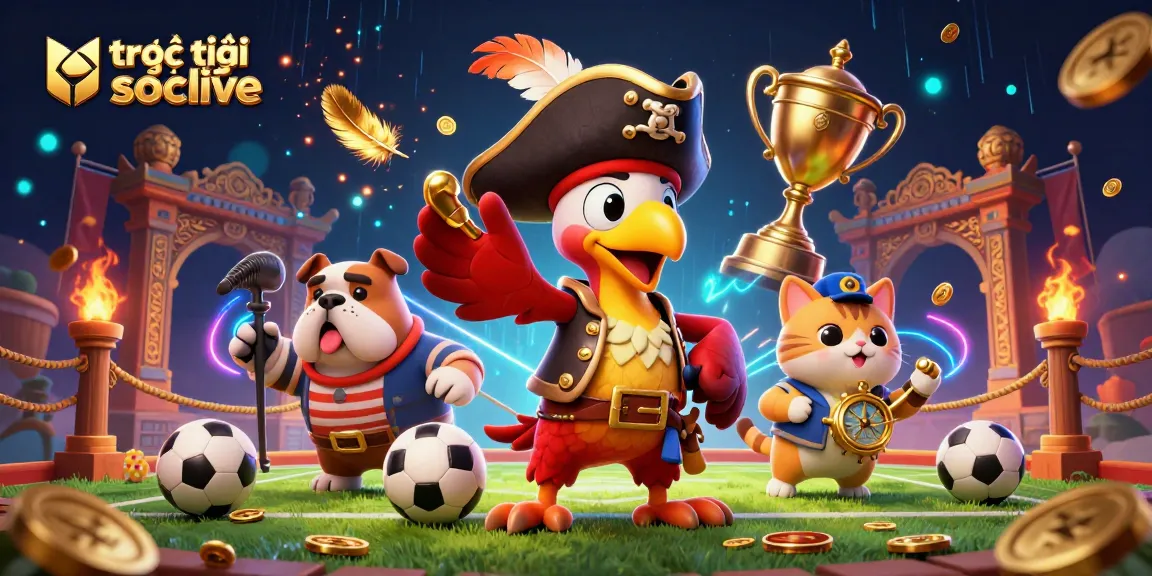 Engage with trực tiếp socolive's thrilling sports betting action featuring vibrant characters and dynamic elements.