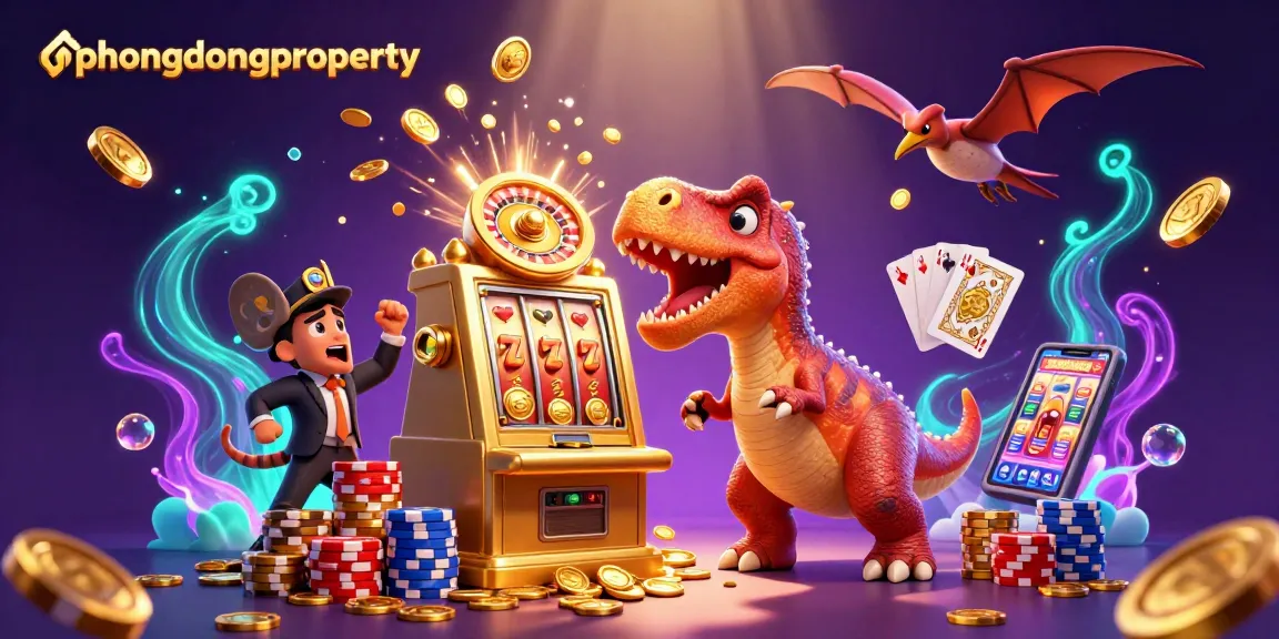 phuongdongproperty casino characters celebrate jackpot with a vivid 3D illustration
